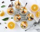 Foto do passo 6 de Pudim de Chia com Topping de Laranja e Chocolate Preto