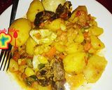 A picture of step 9 of Potato porridge.