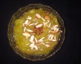 A picture of step 3 of Pumpkin Kaiser Halwa.