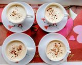 A picture of step 4 of Creamy Expresso Coffee (with fresh cream).