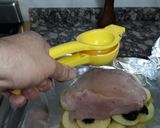 Foto del paso 2 de la receta: Pechuga de pavo con salsa golf (blanco de pavita)