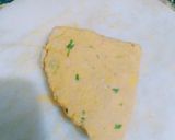 A picture of step 4 of Brinjal paratha.