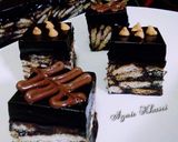 Gambar langkah 19 resipi ☕Resepi Kek Batik Coklat Ganache☕.