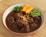 Foto langkah ke 10 dari resep Semur Bola Daging MPASI Devina Hermawan.