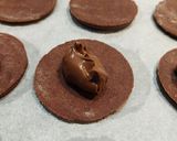Töltött csokoládés keksz recept fázis 3 fotója