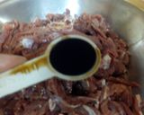 A picture of step 3 of Dry beef chilli.