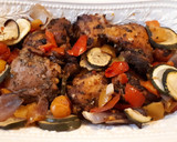 Foto del paso 6 de la receta: Pollo jerk con verduras mediterráneas