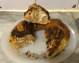 Foto del paso 6 de la receta: Roscón de salmón y queso crema en airfryer