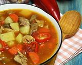 Zupa gulaszowa na żeberkach krok przepisu 2 zdjęcie