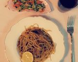 صورة لخطوة 1 من وصفة سباغيتي باللحم 🍝