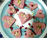 हार्ट शेप ब्रेड कोकोनट बर्फी (heart shape bread coconut barfi recipe in Hindi) रेसिपी चरण 3 फोटो