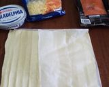 Foto del paso 1 de la receta: Empanada de salmón ahumado con extra de queso