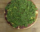 A picture of step 3 of Onion pizza.