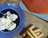Foto del paso 1 de la receta: Piruletas de salmón