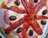 Foto del paso 2 de la receta: Pizza jamón & morrones