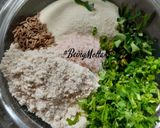 A picture of step 1 of Jowar Rawa Dosa.