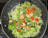 Foto del paso 2 de la receta: Migas de coliflor con taquitos de jamón