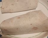 A picture of step 2 of Steak and Horseradish Wrap.