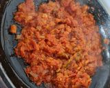A picture of step 3 of Paneer bhurji.