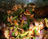 A picture of step 6 of Chicken Chilli With Rice.