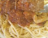 صورة لخطوة 7 من وصفة سباغيتي مع كرات اللحمة بالكاجو 🍝 😋