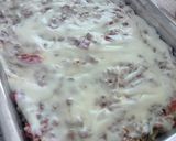 Görög muszaka - Padlizsános húsragu besamelmártással recept fázis 5 fotója