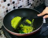 Foto langkah ke 15 dari resep Mie Ayam Hijau/Ijo Homemade.