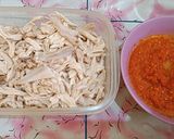Foto langkah ke 1 dari resep Ayam suwir kemangi.