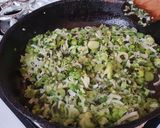 A picture of step 1 of Egg Omelette with Green Onions.