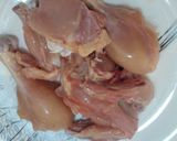 A picture of step 1 of Chicken soup.