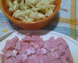 Foto del paso 7 de la receta: Cazuela de coliflor gratinado con jamón y mozzarella