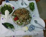 صورة لخطوة 7 من وصفة دجاج محشي بالفريكه😘👍👍