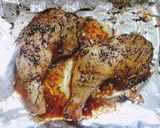 รูปขั้นตอนการทำที่ 2 ของ ไก่อบพริกไทยดำ & ยำแอปเปิ้ลเขียว