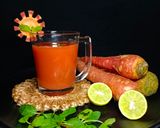 A picture of step 3 of Carrot Juice.