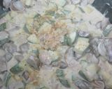 Foto del paso 8 de la receta: Pasta blanca con calabacitas