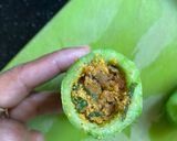 A picture of step 6 of Chichenge Fry or Snake Gourd Stuffed Fry.