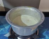 A picture of step 1 of Bread Rasmalai.