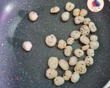 A picture of step 1 of Walnut Halwa.