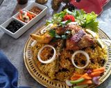 Foto langkah ke 7 dari resep Nasi Kabsah Ayam.
