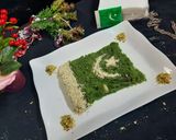 A picture of step 6 of Sooji ka green halwa 😋😋😋👍.