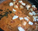 A picture of step 2 of Shahi Paneer Chaman.