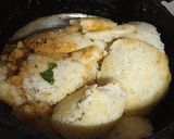 A picture of step 4 of Samak rice Idli with Peanut chutney.