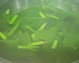 Hình bước làm 2 của món Canh mồng tơi nấu mực