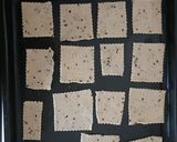 A picture of step 2 of Homemade Sesame-Crackers WITH Sweet and Savoury flavours.