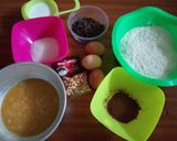 A picture of step 1 of Chocolate cake with ground nuts.