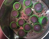 Foto langkah ke 4 dari resep 42. Bugis ketan hitam isi unti.