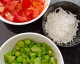A picture of step 1 of Tricolour Veggies Dosa Healthy Breakfast / Snack Recipe for Independence day.