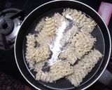 A picture of step 1 of Maggi Rolls.