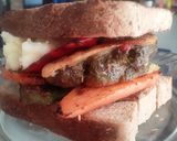 Foto del paso 12 de la receta: Bocadillo de brócoli y queso de papa!!!🤔🤨😐🥪🥦🌶🥔🥕🍞🧀🍟🥪