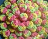Foto langkah ke 5 dari resep Bolu Kukus Mawar Manis,No bau amis.